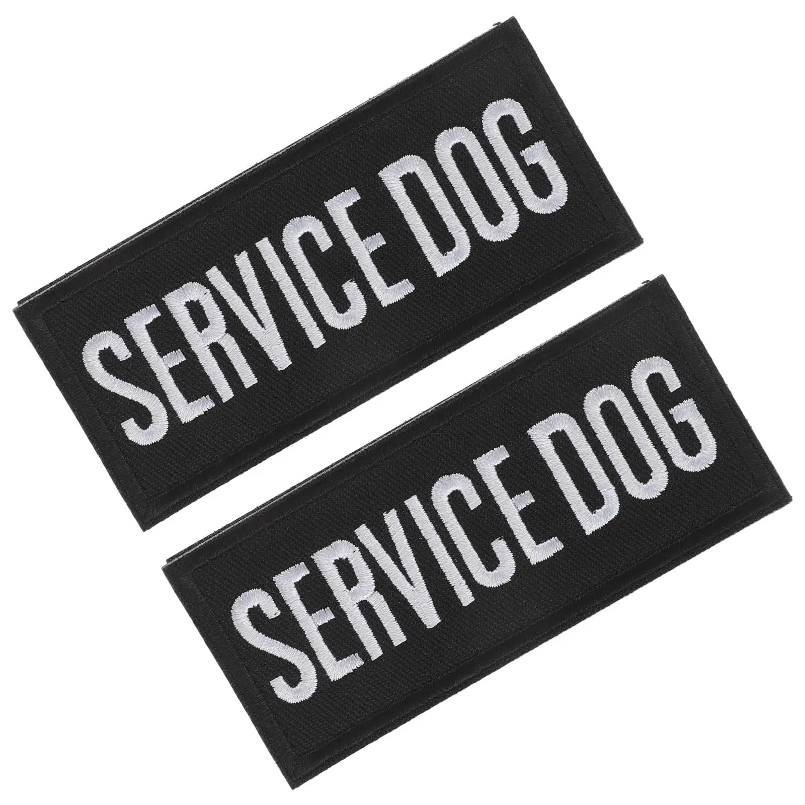 2 Pcs Service Dog Harness Black Polyester Embroidered Patches Adjustable Pet Training Walking Travel Small Medium Large
2 Pcs Service Dog Harness Black Polyester Embroidered Patches Adjustable Pet Training Walking Travel Small Medium Large
