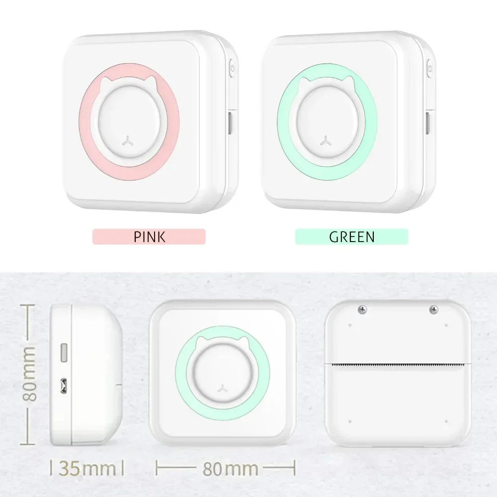 BT 203dpi Photo Label Memo Wrong Question Printing With USB Cable Imprimante Portable Portable Mini Thermal Printer Wirelessly
BT 203dpi Photo Label Memo Wrong Question Printing With USB Cable Imprimante Portable Portable Mini Thermal Printer Wirelessly