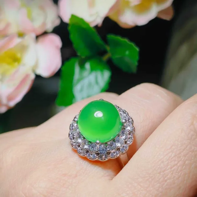 Fashion New Agate Chalcedony Women's Ring Accessories
Fashion New Agate Chalcedony Women's Ring Accessories
