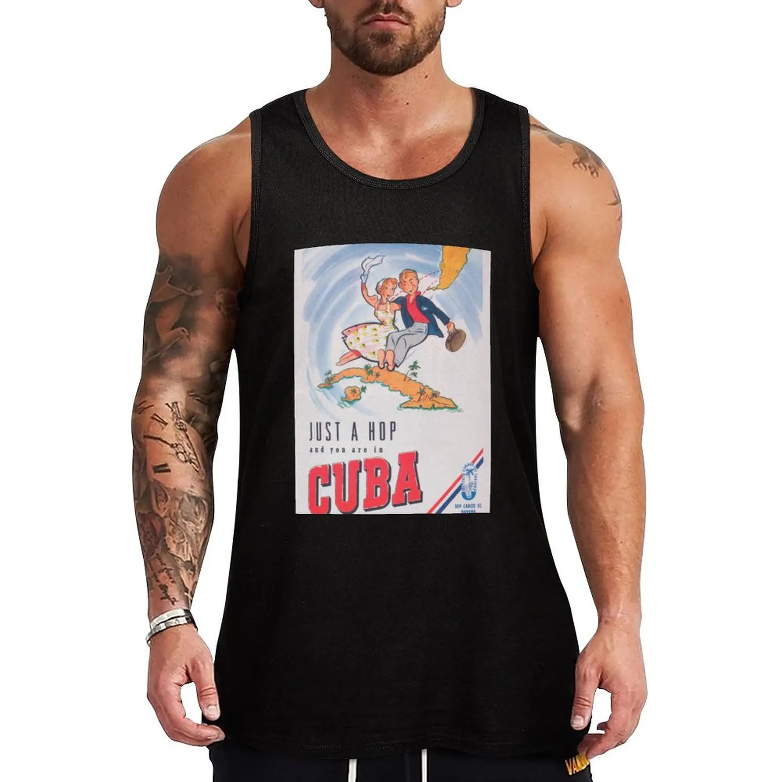 Cuba Retro Vintage Travel Poster Tank Top Beach Vacation Tank Top Casual Sleeveless Loose Top
Cuba Retro Vintage Travel Poster Tank Top Beach Vacation Tank Top Casual Sleeveless Loose Top