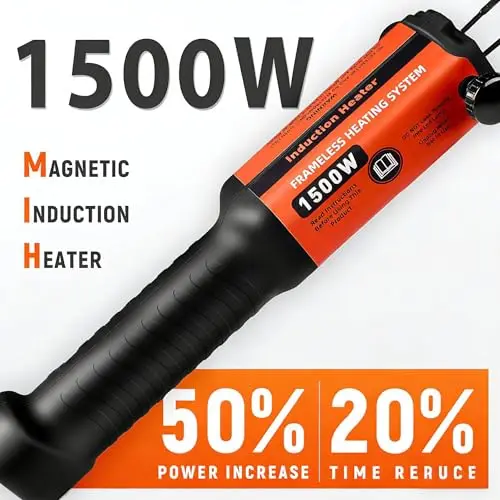 1500W Frameless Magnetic Induction Heating Tool For Automotive Bolt Loosening – 8 Coils, 25-Second Fast Heat, Overheat
1500W Frameless Magnetic Induction Heating Tool For Automotive Bolt Loosening – 8 Coils, 25-Second Fast Heat, Overheat