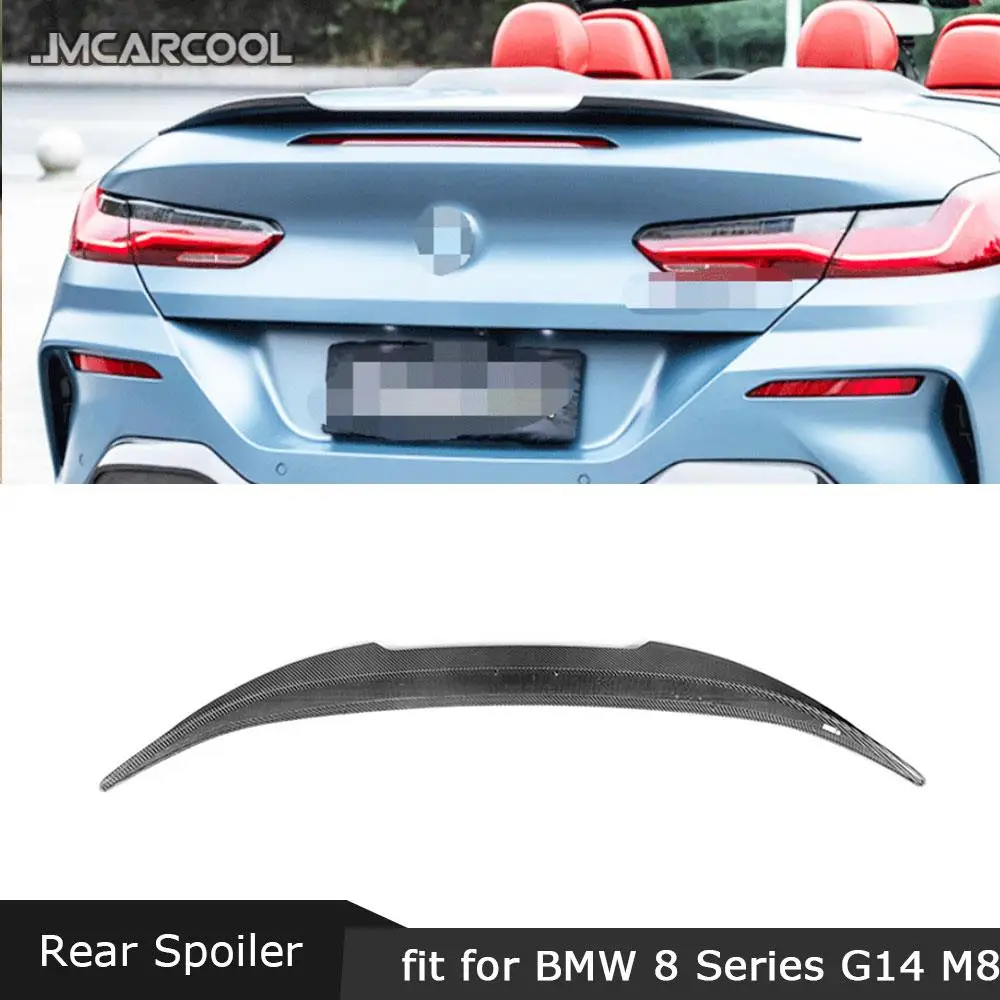 Dry Carbon Fiber Material Rear Trunk Boot Spoiler FRP Black Lip Wings For BMW 8 Series G14 F91 M8 Cabriolet 2 Door 2020 UP
Dry Carbon Fiber Material Rear Trunk Boot Spoiler FRP Black Lip Wings For BMW 8 Series G14 F91 M8 Cabriolet 2 Door 2020 UP