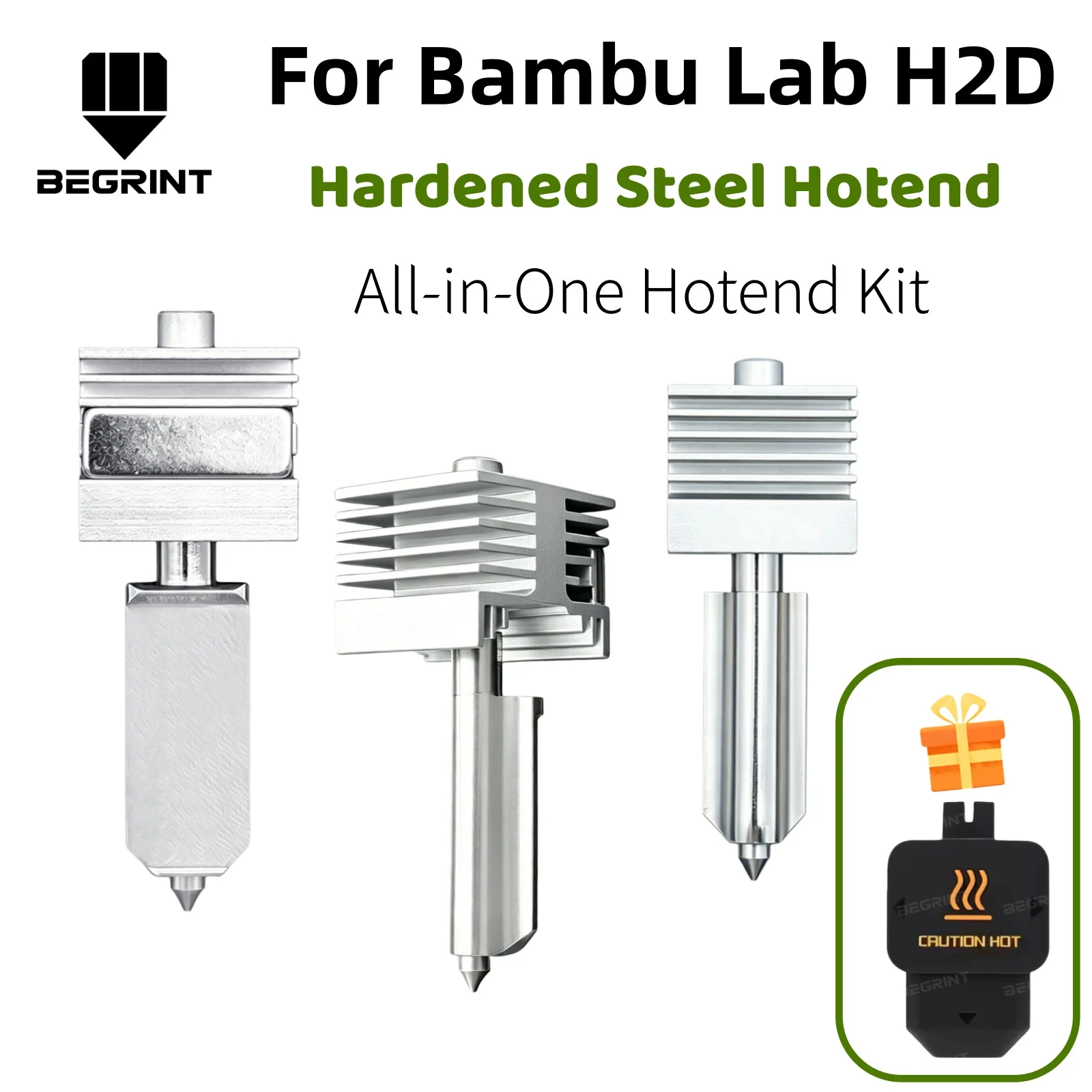 High Hardness Integrated Structure Hotend Assembly, Wear-resistant Design for Bambu Lab H2D H2S, Optional 0.2-0.8 Nozzle 3D Part
High Hardness Integrated Structure Hotend Assembly, Wear-resistant Design for Bambu Lab H2D H2S, Optional 0.2-0.8 Nozzle 3D Part