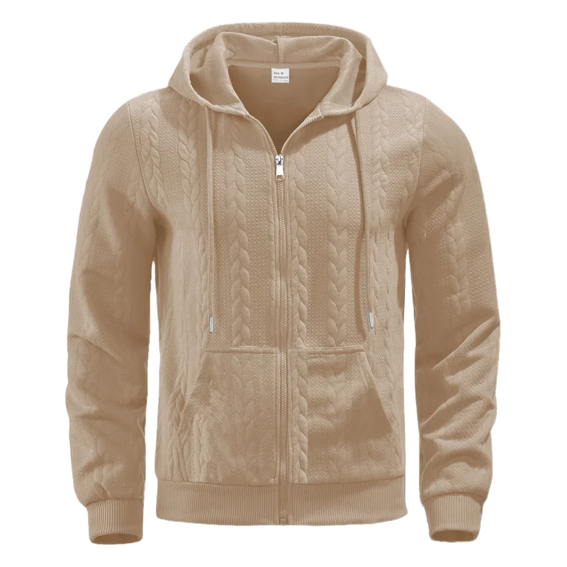 2025 Autumn Winter New style Men's pure color casual zip hoodie Men running Loose Fashionable Jacquard sweatshirt Warm hoodie
2025 Autumn Winter New style Men's pure color casual zip hoodie Men running Loose Fashionable Jacquard sweatshirt Warm hoodie