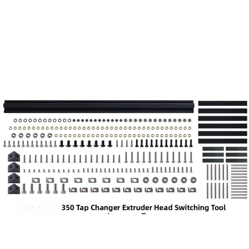 For 3D Printer Accessories,350Tap Changer Extruder Switching Tool Including Screws, Washers, Profiles, And Installation Hardware
For 3D Printer Accessories,350Tap Changer Extruder Switching Tool Including Screws, Washers, Profiles, And Installation Hardware