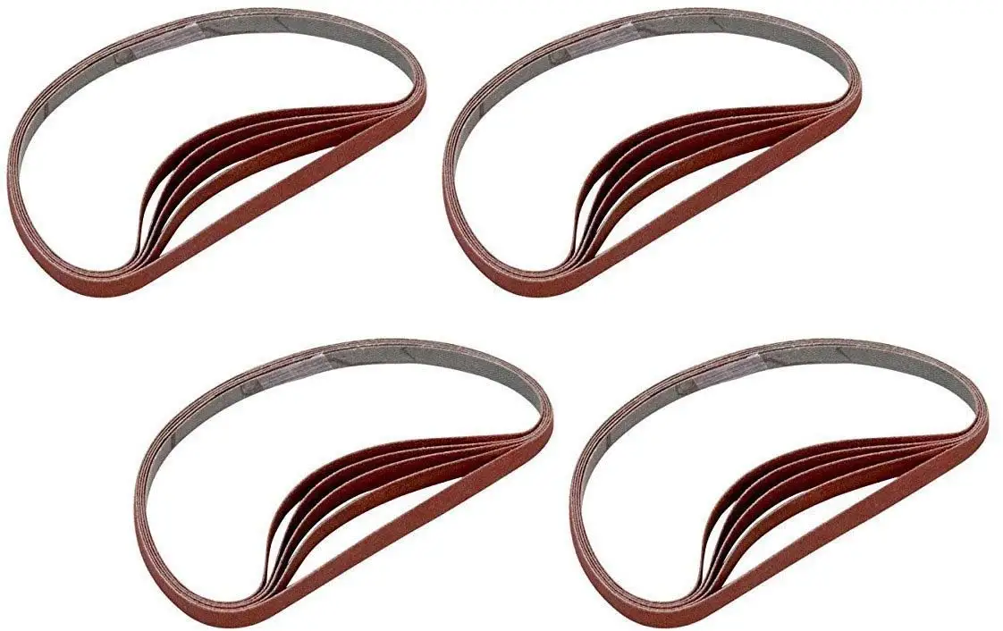 20-Pack Sanding Detailer Replacement Belts 80 120 180 240 Grit for 1/4x6 in Sander
20-Pack Sanding Detailer Replacement Belts 80 120 180 240 Grit for 1/4x6 in Sander