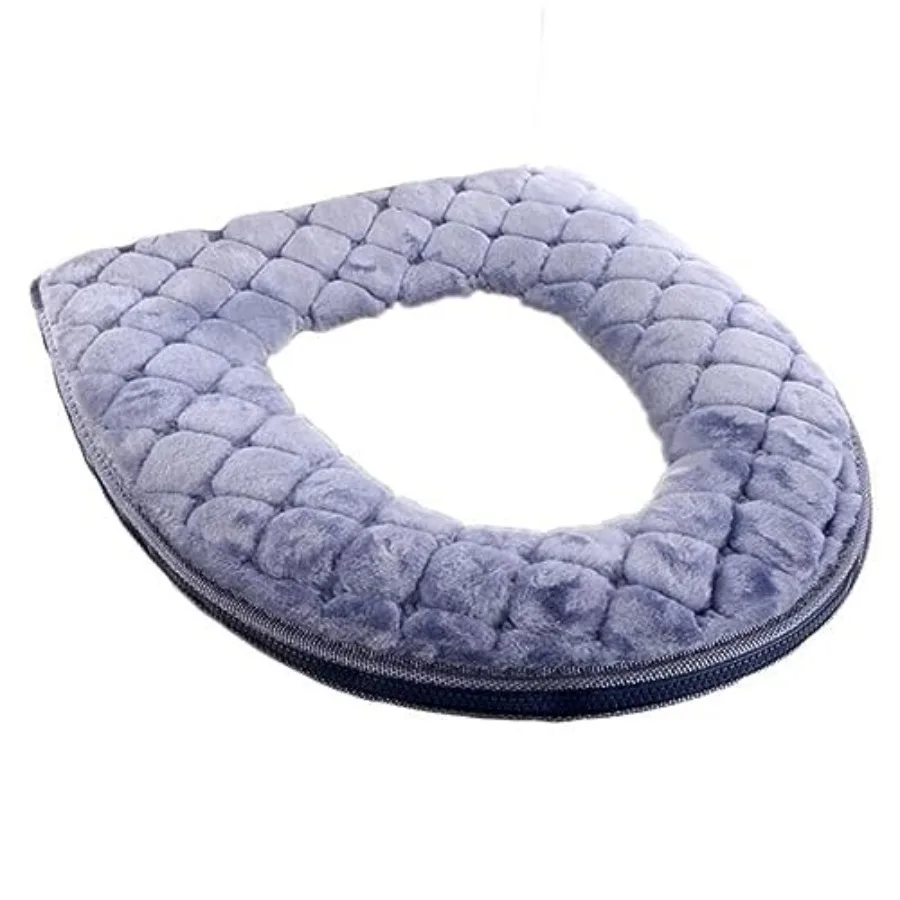 Soft Toilet Seat Cushion Washable and Comfortable Toilet Seat Cover Pads Reusable Thicker Warmer Cover Pads with Zipper Grey
Soft Toilet Seat Cushion Washable and Comfortable Toilet Seat Cover Pads Reusable Thicker Warmer Cover Pads with Zipper Grey