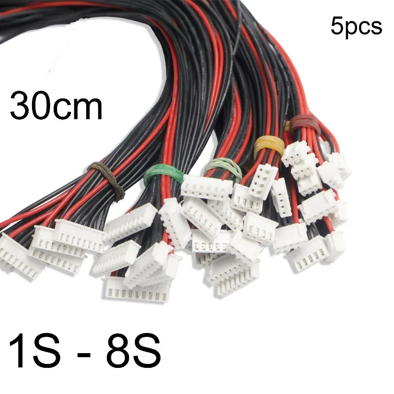 5pcs/ 1S-8S LiPo Battery Balance Charging Cable Suitable for IMAX B6 B8 Balance Charger RC Model 30cm Single head wire
5pcs/ 1S-8S LiPo Battery Balance Charging Cable Suitable for IMAX B6 B8 Balance Charger RC Model 30cm Single head wire