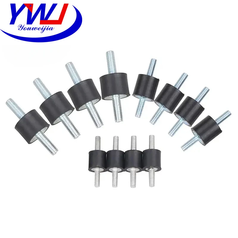 New 4PCS M5 M6 M8 Rubber Steel Mounts Anti Vibration Shock Damper For Air Compressors Water Pump Welding Machine Type VV
New 4PCS M5 M6 M8 Rubber Steel Mounts Anti Vibration Shock Damper For Air Compressors Water Pump Welding Machine Type VV