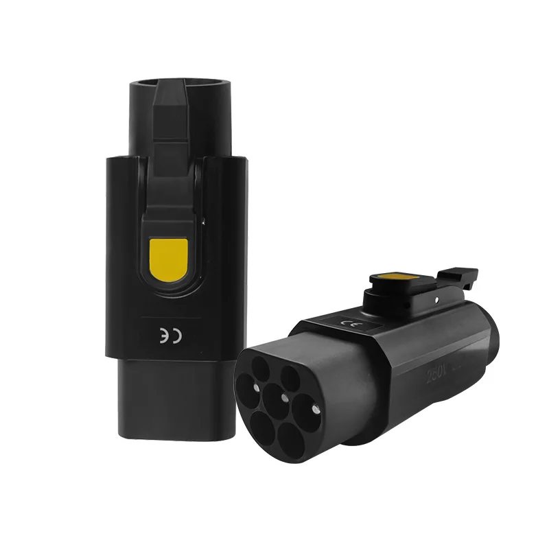 New 7KW 220V 32A Portable EV Charger Adapter Type2 to J1772 Type1 Adapter with Charging Gun for Type1 EV Cars
New 7KW 220V 32A Portable EV Charger Adapter Type2 to J1772 Type1 Adapter with Charging Gun for Type1 EV Cars