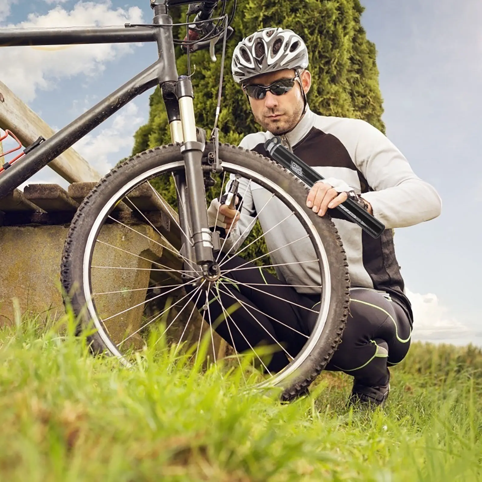 1 set Portable Air Pump For Bike Tires Strong Seal No Leak Ergonomic Design Easy To Carry Outdoor Cycling Accessory
1 set Portable Air Pump For Bike Tires Strong Seal No Leak Ergonomic Design Easy To Carry Outdoor Cycling Accessory