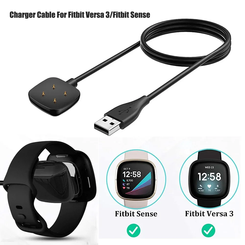 USB Charger Cable For Fitbit Sense 2 Replacement Charging Cord Clip Dock For Fitbit Versa 3 4 Smartwatch Accessories
USB Charger Cable For Fitbit Sense 2 Replacement Charging Cord Clip Dock For Fitbit Versa 3 4 Smartwatch Accessories