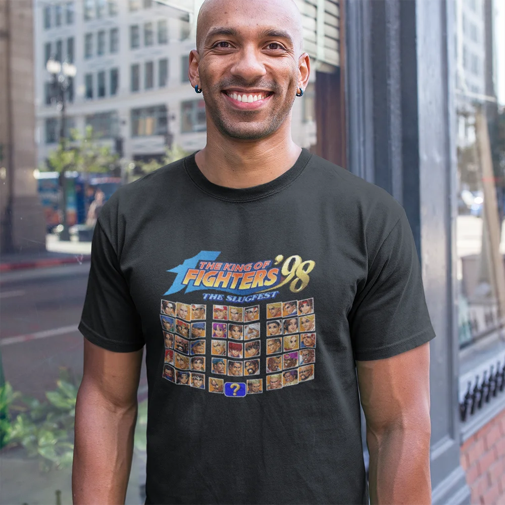 The King Of Fighters the slugfest Arcade Game pixel art retro gamer video games 100% cotton printed plus size t shirt for men
The King Of Fighters the slugfest Arcade Game pixel art retro gamer video games 100% cotton printed plus size t shirt for men