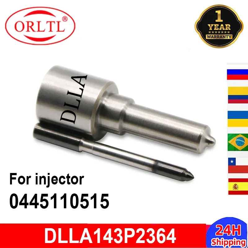 Форсунка ORLTL DLLA143P2364 OEM 0433172364 для системы впрыска BOSCH 0445110515 0 445 110 515 Common Rail
Форсунка ORLTL DLLA143P2364 OEM 0433172364 для системы впрыска BOSCH 0445110515 0 445 110 515 Common Rail