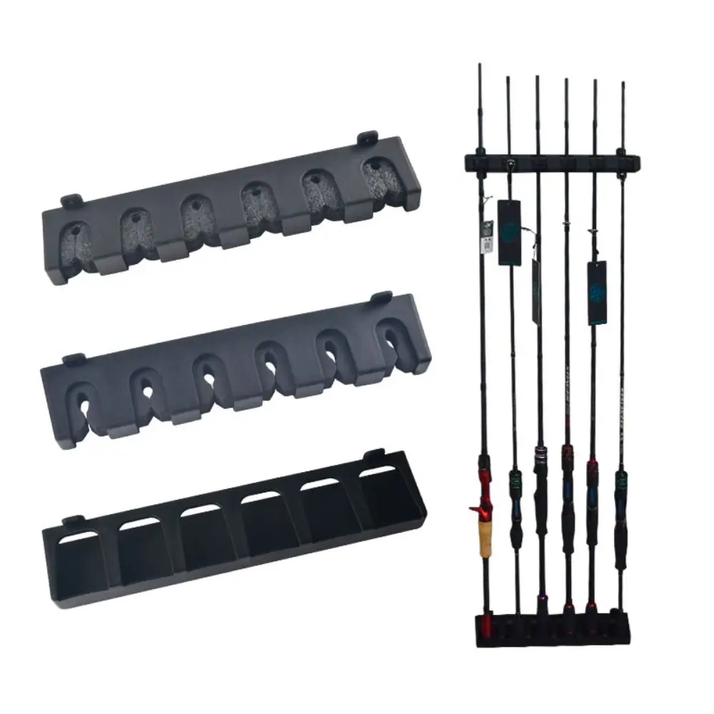 6 Hole Fishing Rod Holders Vertical/Horizontal Universal Fishing Rod Display Stand Save Space Wall Mount
6 Hole Fishing Rod Holders Vertical/Horizontal Universal Fishing Rod Display Stand Save Space Wall Mount
