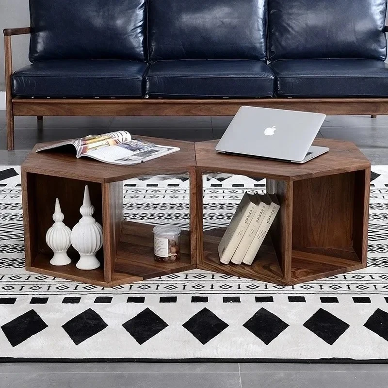 A16 North American Black Walnut Solid Wood Honeycomb Hexagonal Nordic Simple Modern Small Apartment Log D96
A16 North American Black Walnut Solid Wood Honeycomb Hexagonal Nordic Simple Modern Small Apartment Log D96