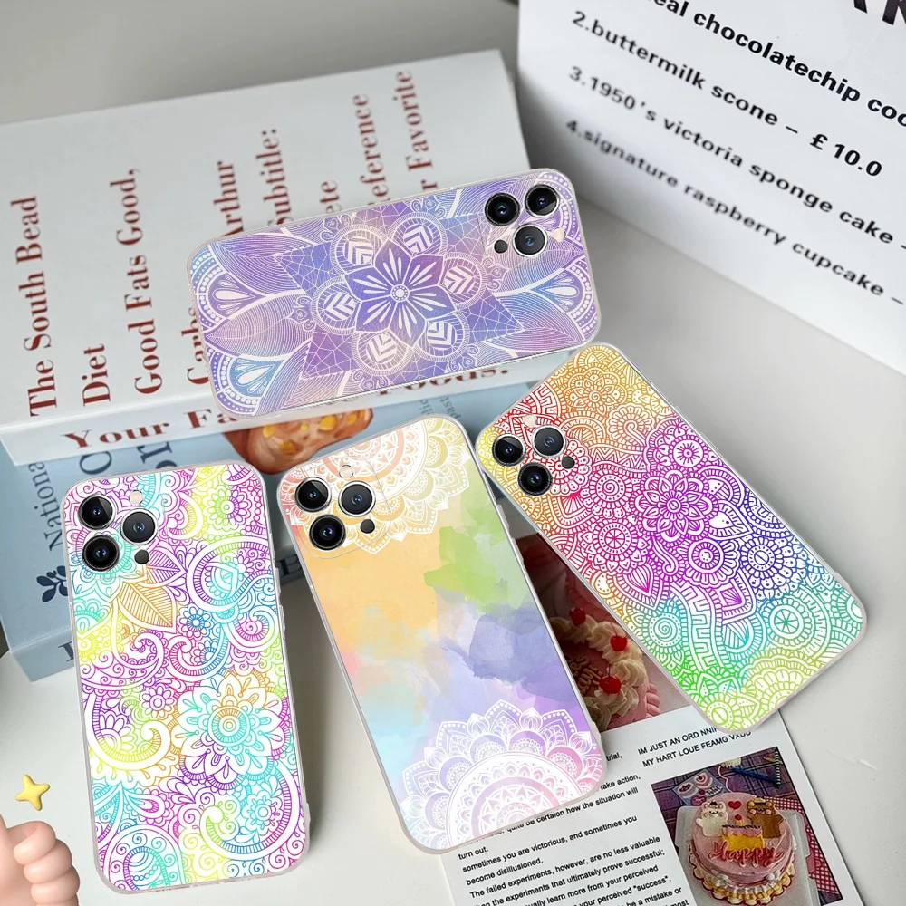 Colorful Mandala Flower Phone Case Silicone Soft For Iphone 16 15 14 13 12 11 Pro Mini XS MAX Plus X Cover
Colorful Mandala Flower Phone Case Silicone Soft For Iphone 16 15 14 13 12 11 Pro Mini XS MAX Plus X Cover
