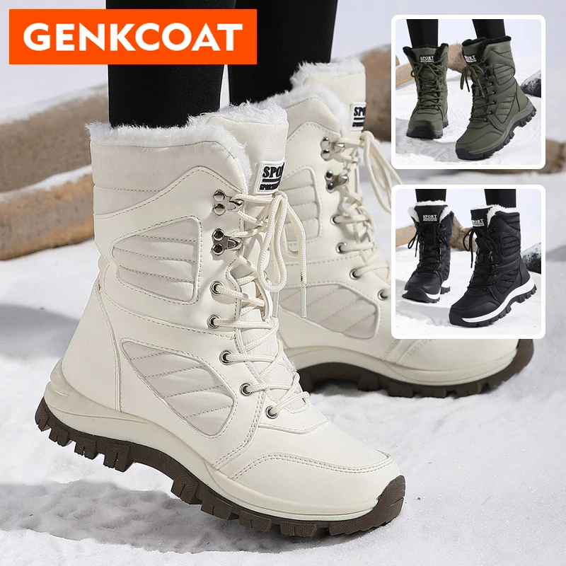 New Winter Women Snow Boot High-top Waterproof Ankle Boots Ladies Thick Plus Warm Snow Hiking Boots Cotton Shoes Outdoor Sneaker
New Winter Women Snow Boot High-top Waterproof Ankle Boots Ladies Thick Plus Warm Snow Hiking Boots Cotton Shoes Outdoor Sneaker