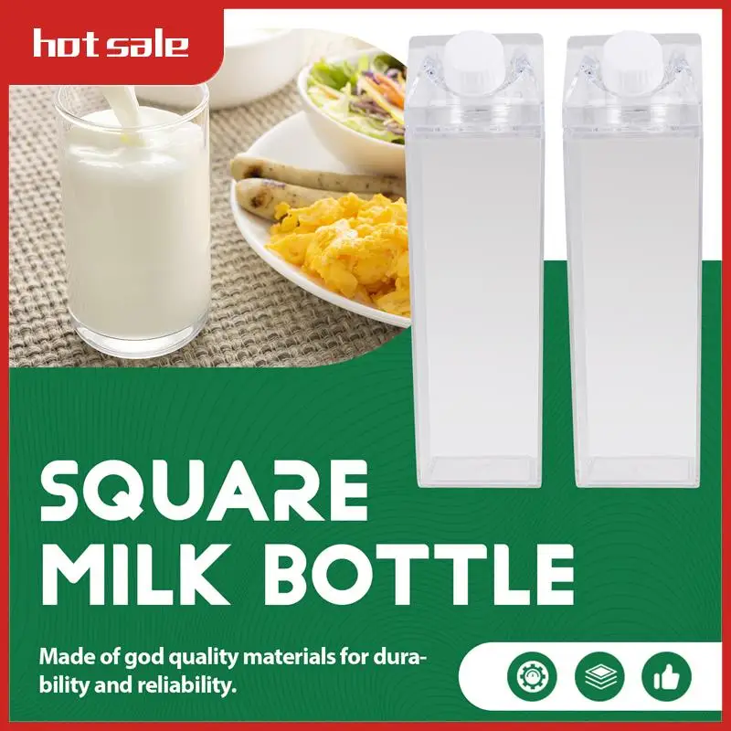 A33R-2 PCS Clear Square Milk Juice Water Bottle Portable Plastic Cup Milk Carton Water Bottle Outdoor Camping Drinking Cup
A33R-2 PCS Clear Square Milk Juice Water Bottle Portable Plastic Cup Milk Carton Water Bottle Outdoor Camping Drinking Cup