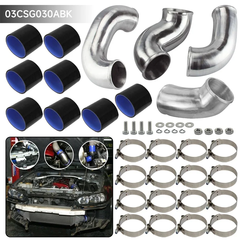 Front Mount Intercooler Pipe Piping Kit Fits For Nissan Skyline R33 R34 GTR RB26DETT Black/Red/Blue
Front Mount Intercooler Pipe Piping Kit Fits For Nissan Skyline R33 R34 GTR RB26DETT Black/Red/Blue