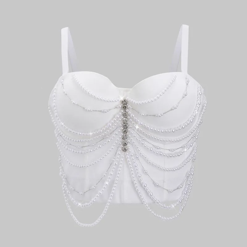 Diamond Chain Strap Top Women's Vest Strap Cross-Border Water Diamond Glittering Sparkling Fashionable Summer Top
Diamond Chain Strap Top Women's Vest Strap Cross-Border Water Diamond Glittering Sparkling Fashionable Summer Top