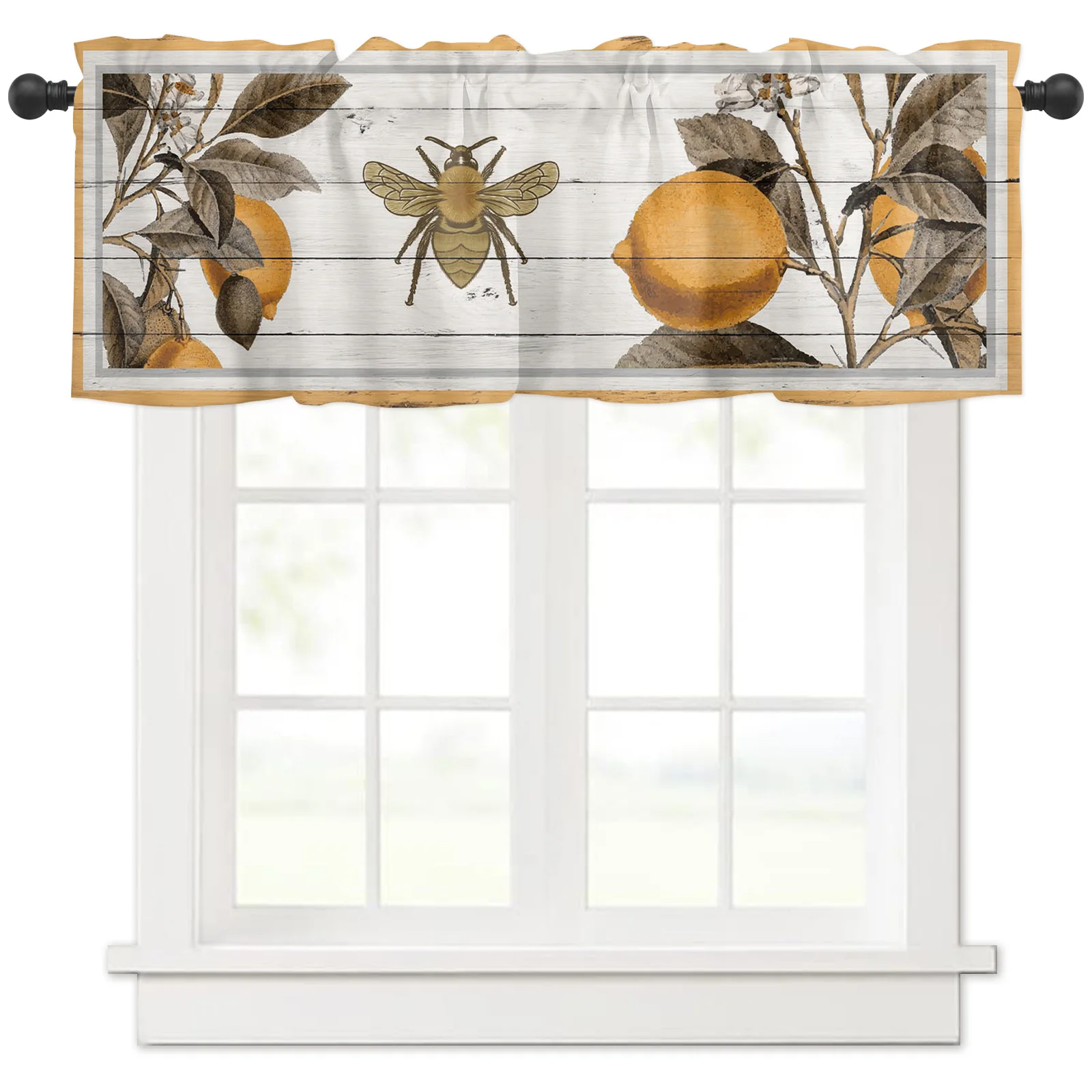 1 Panel Abstract Floral Lemon Window Valances,Nature Window Treatment Decor Curtains Rod Pocket Valances for Kitchen/Living Room
1 Panel Abstract Floral Lemon Window Valances,Nature Window Treatment Decor Curtains Rod Pocket Valances for Kitchen/Living Room