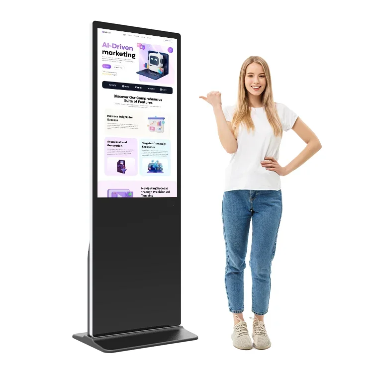 43/49/55/65/75/86/100 Inch Indoor/outdoor 4k Touch Screen Led/lcd Panel Display Android Totem Advertising Digital Signage Kiosk
43/49/55/65/75/86/100 Inch Indoor/outdoor 4k Touch Screen Led/lcd Panel Display Android Totem Advertising Digital Signage Kiosk
