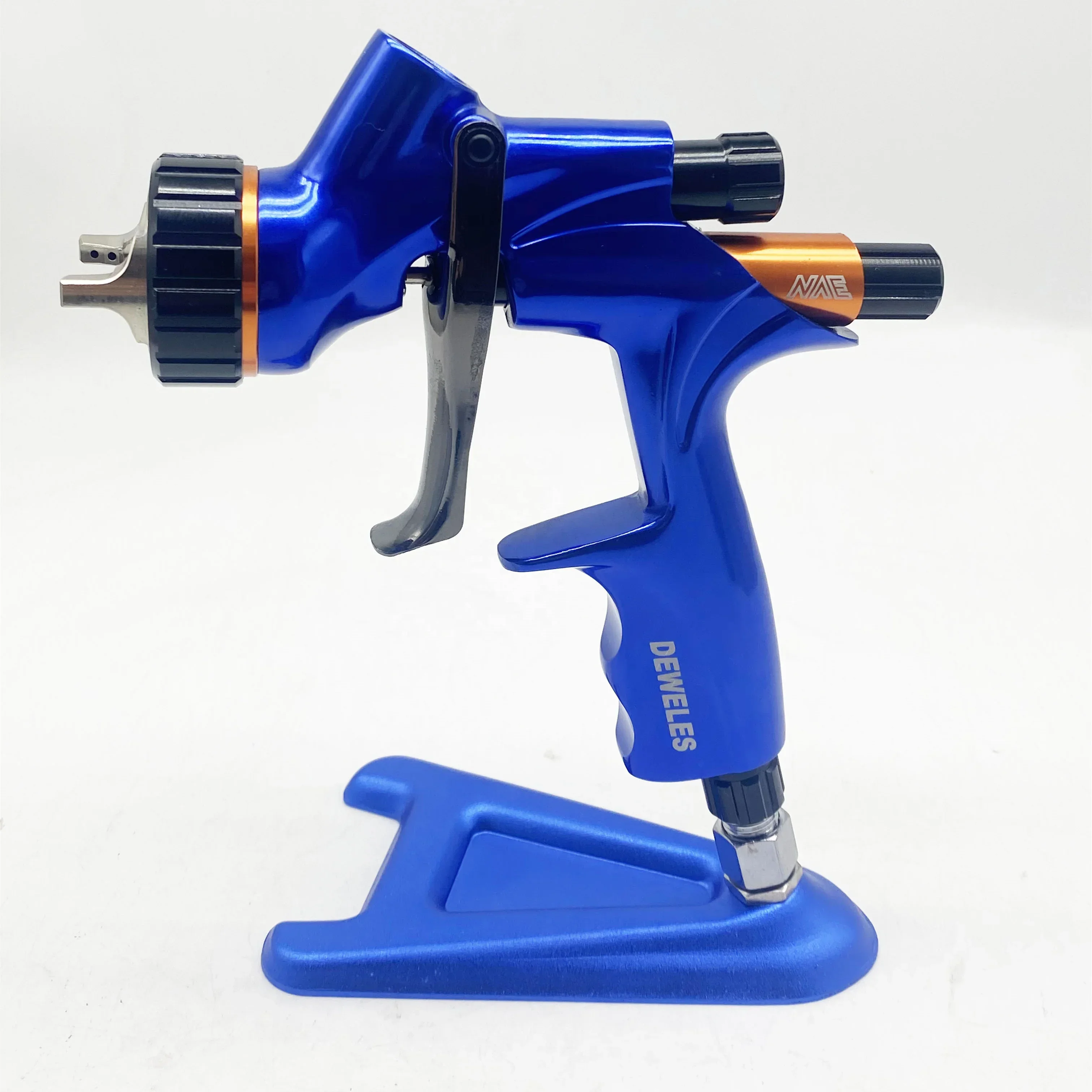 High quality 600cc 1.3mm nozzle patent pneumatic tool varnish paint gun HVLP spray gun
High quality 600cc 1.3mm nozzle patent pneumatic tool varnish paint gun HVLP spray gun
