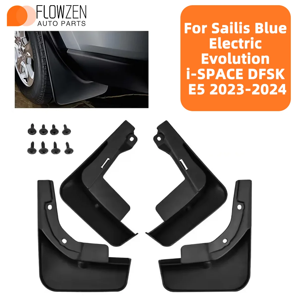 4PCS Mudguards For Sailis Blue Electric Evolution i-SPACE DFSK E5 2023-2024 Mud Flaps Splash Fender Protector Mudguards
4PCS Mudguards For Sailis Blue Electric Evolution i-SPACE DFSK E5 2023-2024 Mud Flaps Splash Fender Protector Mudguards