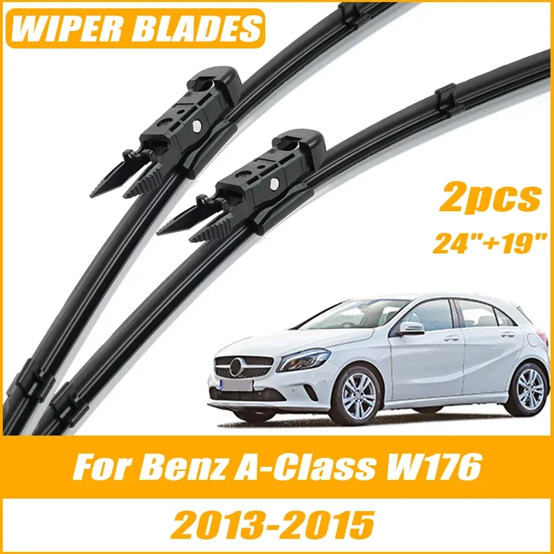 2pcs Wiper Front Wiper Blades For Benz A-Class W176 2013-2015 Windshield Windscreen Clean Window Car Rain Brushes 24"+19"
2pcs Wiper Front Wiper Blades For Benz A-Class W176 2013-2015 Windshield Windscreen Clean Window Car Rain Brushes 24"+19"