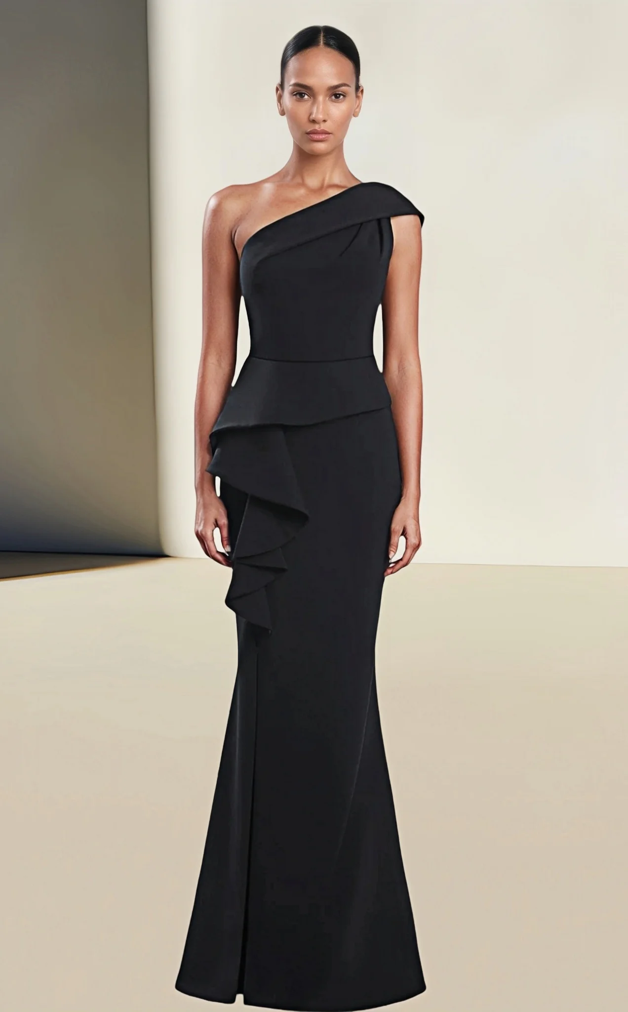 Mermaid Mother Of The Bride Dresses One-Shoulder Floor-Length Wedding Guest Elegant Casual With Split Front & Buttons
Mermaid Mother Of The Bride Dresses One-Shoulder Floor-Length Wedding Guest Elegant Casual With Split Front & Buttons