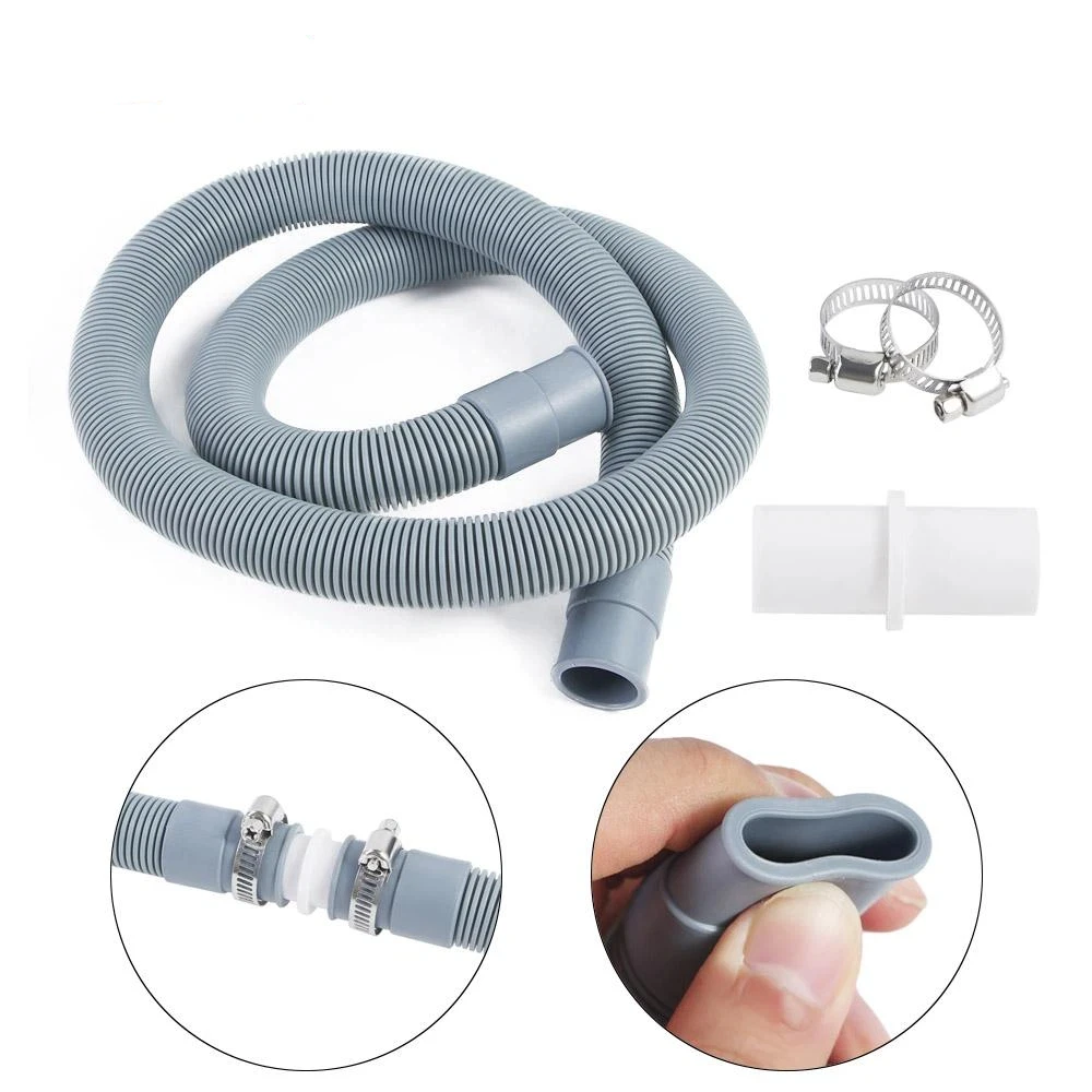 3M Universal Washing Machine Dishwasher Drain Waste Hose Extension Pipe Kit
3M Universal Washing Machine Dishwasher Drain Waste Hose Extension Pipe Kit