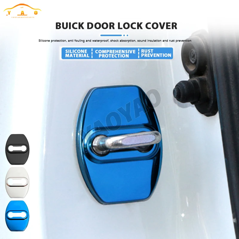 4Pcs/Set Stainless Steel Car Door Lock Protective Cover Case For Buick Encore GX Regal Auto Accessories
4Pcs/Set Stainless Steel Car Door Lock Protective Cover Case For Buick Encore GX Regal Auto Accessories