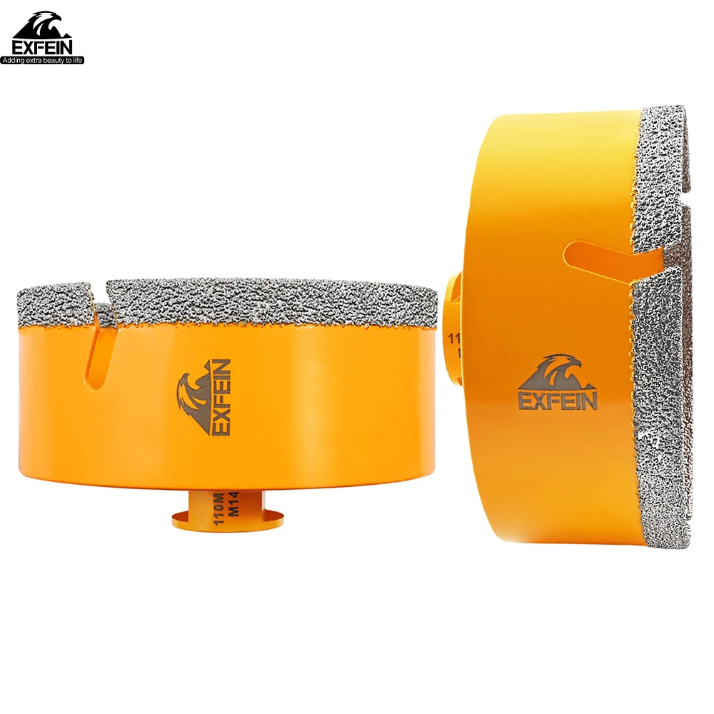 EXFEIN Dia100/110mm Diamond Drill Bit Porcelain Tile Crowns For Granite Marble Stone Hole Saw Drill 1Pc M14 Drill Lightning
EXFEIN Dia100/110mm Diamond Drill Bit Porcelain Tile Crowns For Granite Marble Stone Hole Saw Drill 1Pc M14 Drill Lightning