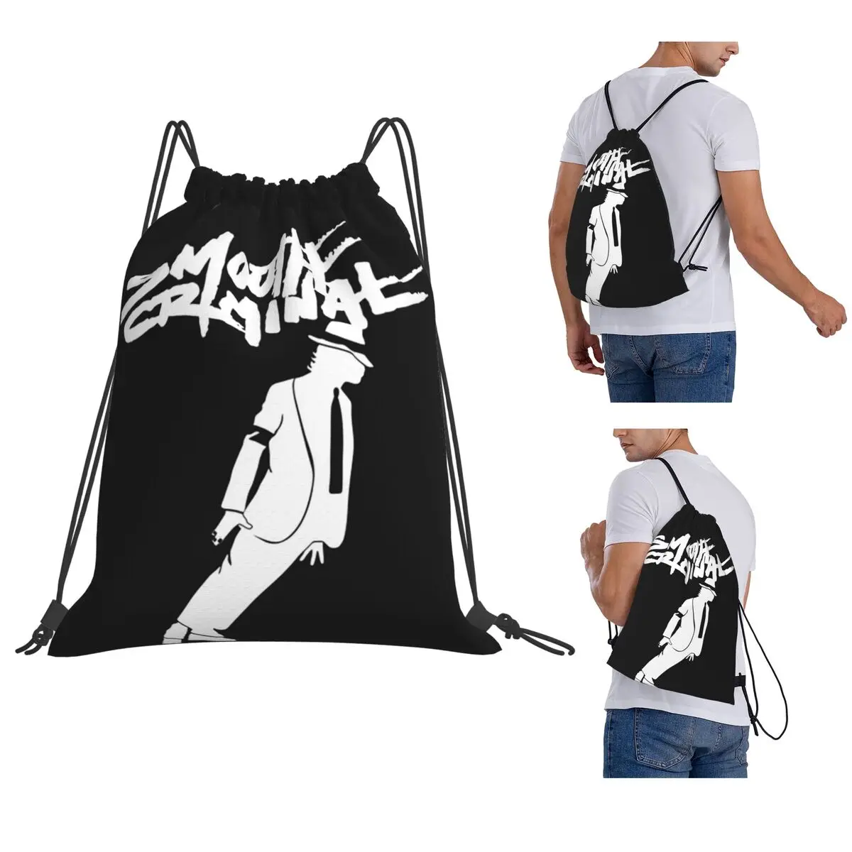 The King Of Pop Michael Jackson Backpacks Multi-function Drawstring Bags Storage Bag Book Bags for Travel School
The King Of Pop Michael Jackson Backpacks Multi-function Drawstring Bags Storage Bag Book Bags for Travel School