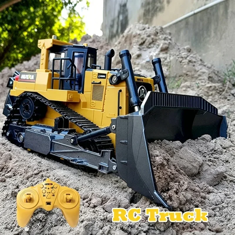 HUINA 1554 1/16 RC Car Toy Truck Remote Controlled Bulldozer Alloy Tractor Engineering Car Model Toys for Boys Children's Gifts
HUINA 1554 1/16 RC Car Toy Truck Remote Controlled Bulldozer Alloy Tractor Engineering Car Model Toys for Boys Children's Gifts