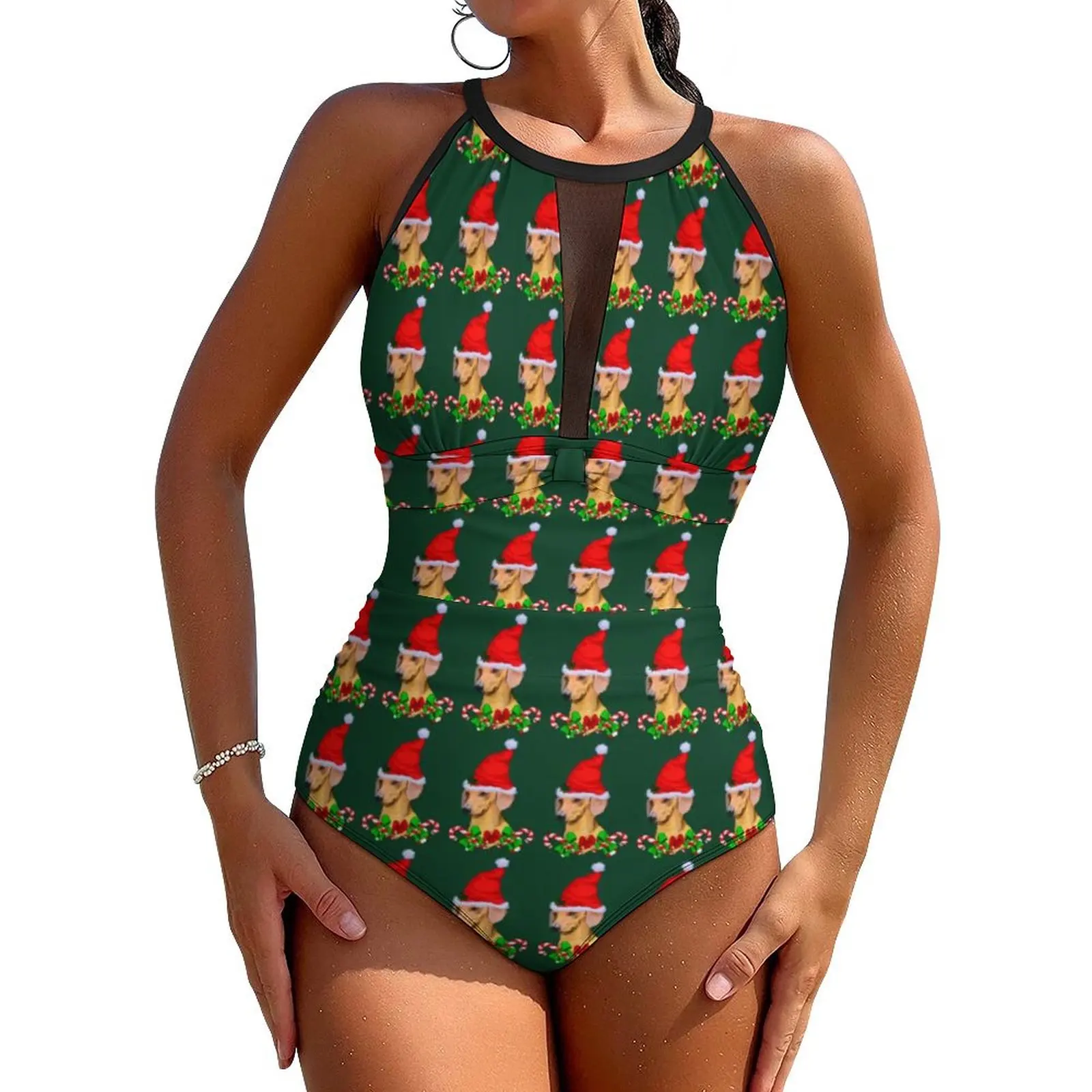 Cute Dachshund Swimsuit Sexy Christmas Print One Piece Swimwear Push Up Bodysuit Classic Fitness Beachwear
Cute Dachshund Swimsuit Sexy Christmas Print One Piece Swimwear Push Up Bodysuit Classic Fitness Beachwear