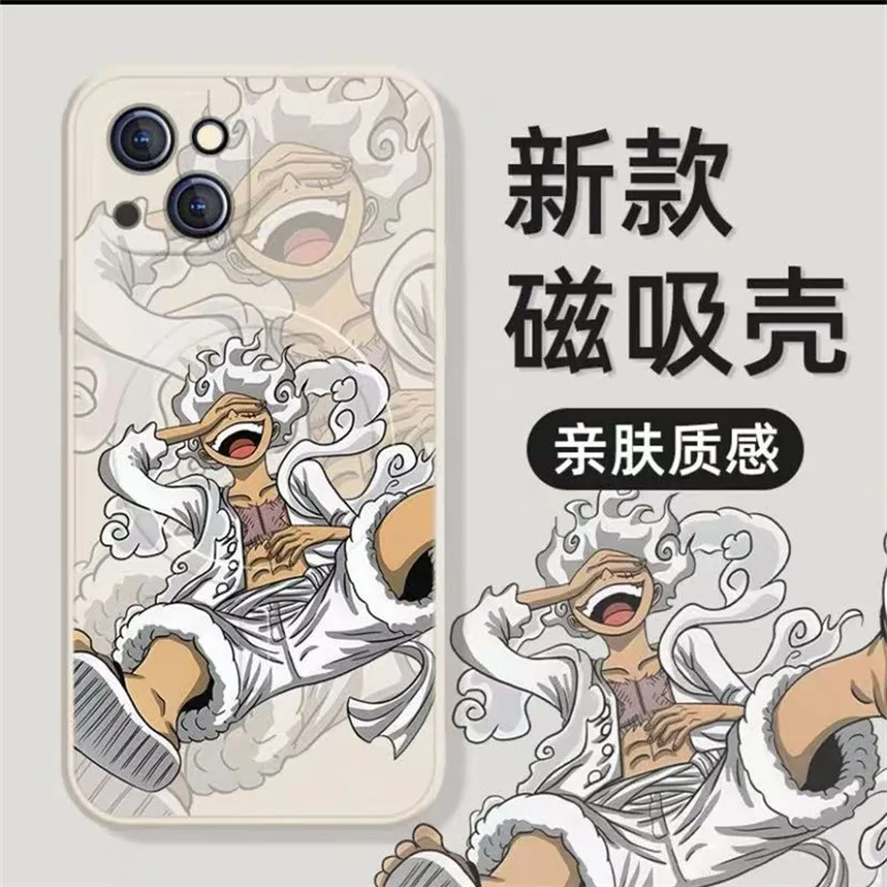 Anime O-One Pieces Phone Case for IPhone 11 12 13 14 15 16 Pro Max Plus Mini 16pro NIKA L-Luffy Magnetic For Magsafe Cover
Anime O-One Pieces Phone Case for IPhone 11 12 13 14 15 16 Pro Max Plus Mini 16pro NIKA L-Luffy Magnetic For Magsafe Cover