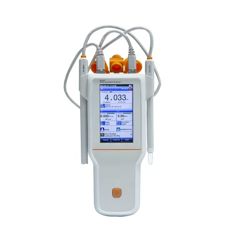 M510T Portable 7in 1 Water Quality Analyzer DO COND SALT PH TEMP TDS Multi-Parameter Meter for Industrial Aquaponic Use
M510T Portable 7in 1 Water Quality Analyzer DO COND SALT PH TEMP TDS Multi-Parameter Meter for Industrial Aquaponic Use