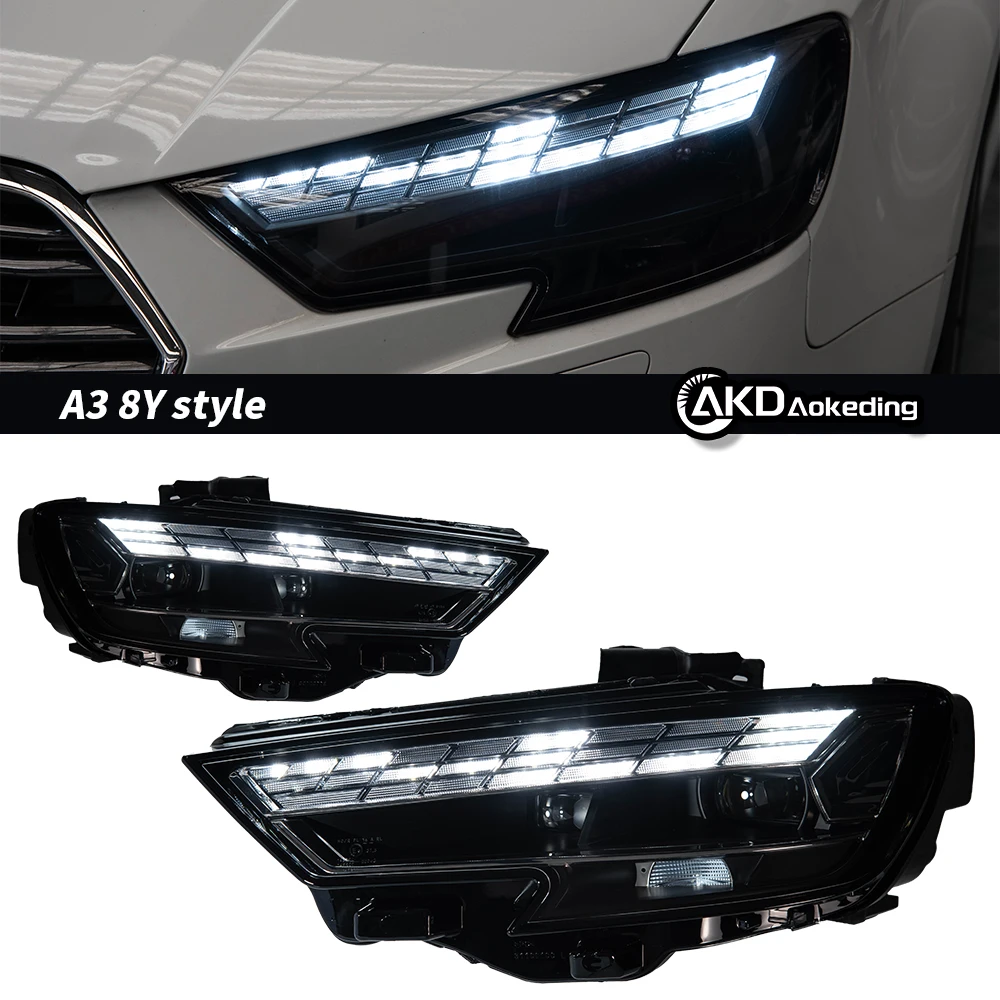 AKD Car Styling Head Lamp for Audi A3 Headlight Projector Lens 2017-2021 S3 A3L Headlights Signal DRL Automotive Accessories
AKD Car Styling Head Lamp for Audi A3 Headlight Projector Lens 2017-2021 S3 A3L Headlights Signal DRL Automotive Accessories