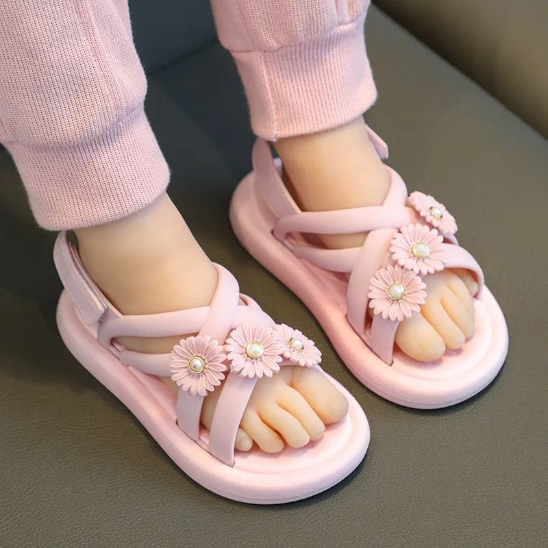 2023 Girls Shoes Cute Versatile Solid Color Fashion Platform Sandals for Kids Girls Flowers Korean Style Children Beach Shoes
2023 Girls Shoes Cute Versatile Solid Color Fashion Platform Sandals for Kids Girls Flowers Korean Style Children Beach Shoes