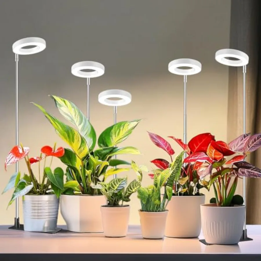 Grow Lights for Indoor Plants 48 LEDs Full Spectrum Halo Plant Grow Light Height Adjustable Growing Lamp with Detachable Base 3
Grow Lights for Indoor Plants 48 LEDs Full Spectrum Halo Plant Grow Light Height Adjustable Growing Lamp with Detachable Base 3