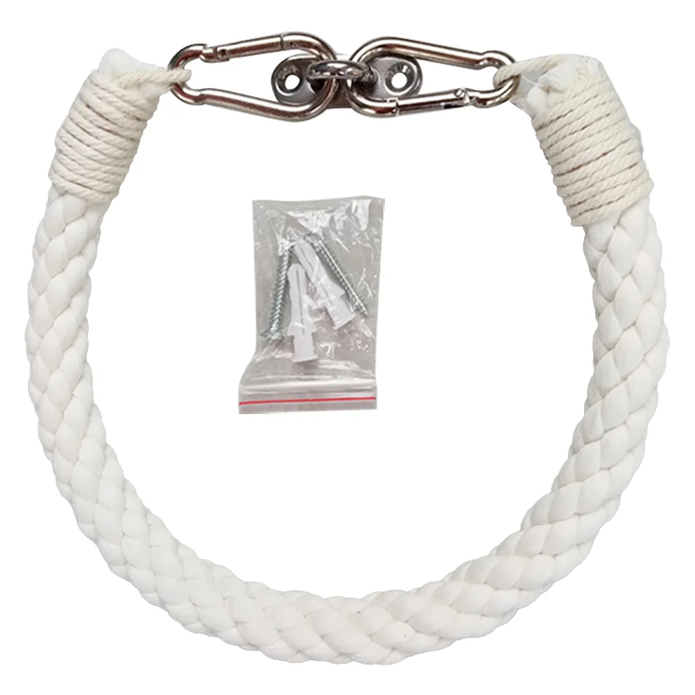 Toilet Paper Holder Creative Storage High-grade Material Rope Stand -rope Stainless Steel Porch Towel White
Toilet Paper Holder Creative Storage High-grade Material Rope Stand -rope Stainless Steel Porch Towel White