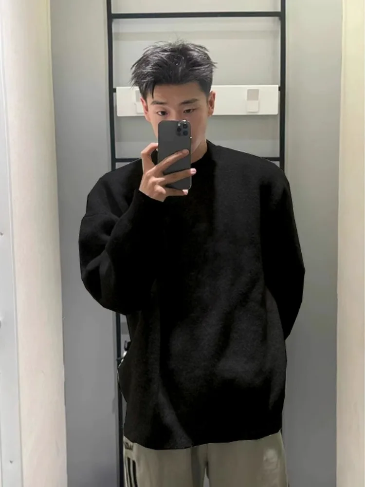 Cleanfit Bla Oversized Lazy Sle Men's Knitted Sweater Autumn Winter Loose Fit Base Layer Top Korean Couple's irt
Cleanfit Bla Oversized Lazy Sle Men's Knitted Sweater Autumn Winter Loose Fit Base Layer Top Korean Couple's irt