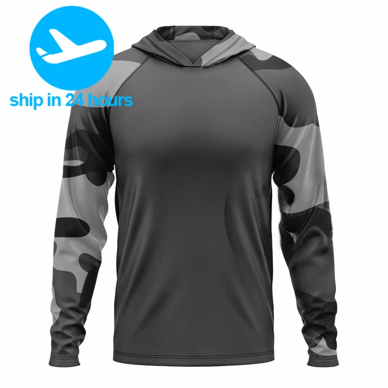 Long Sleeve Fishing Clothing Men Outdoor UV Jersey Hooded Coat Sunscreen Breathable Anti Mosquito Dry Thin Fishing Wear
Long Sleeve Fishing Clothing Men Outdoor UV Jersey Hooded Coat Sunscreen Breathable Anti Mosquito Dry Thin Fishing Wear