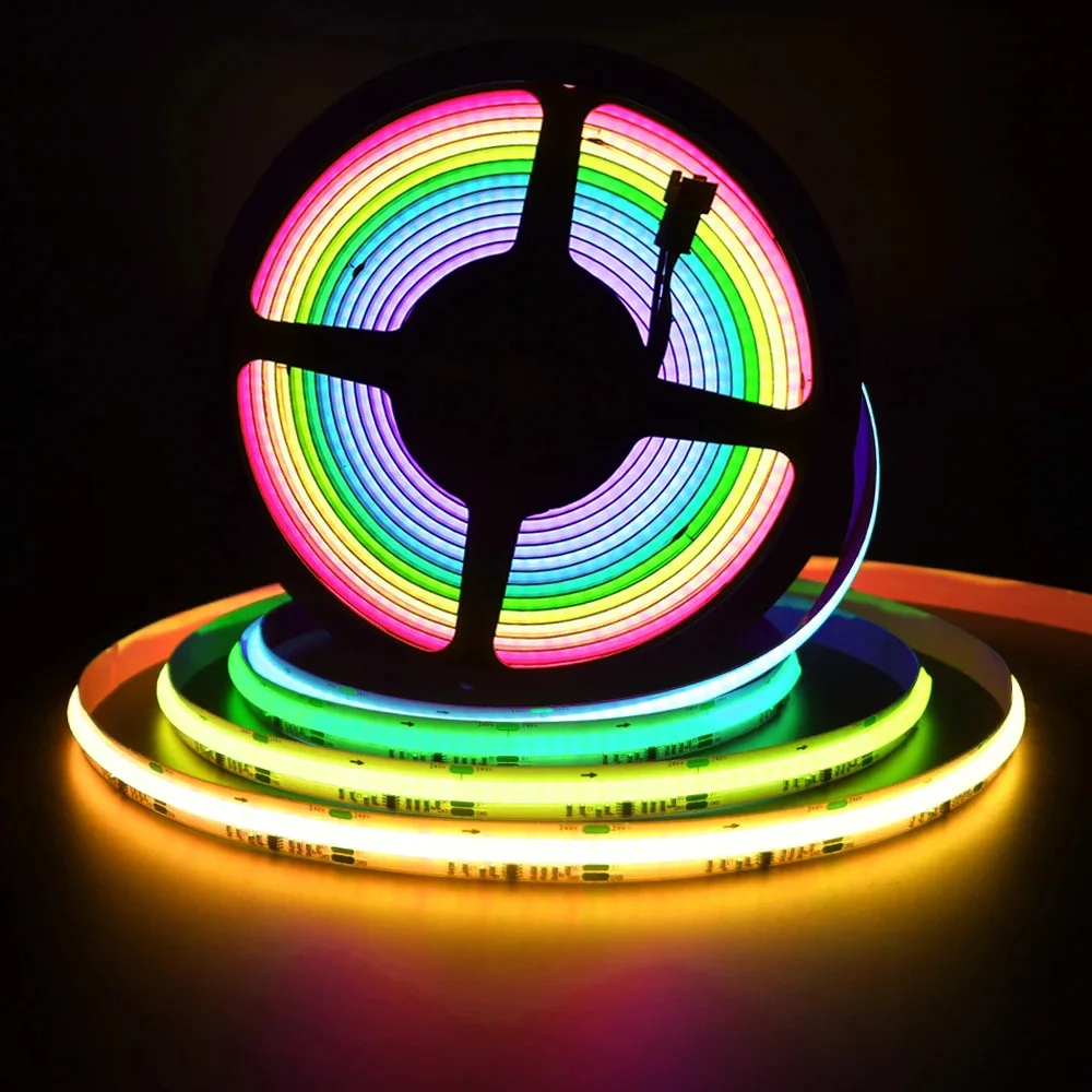 Led Strip RGBIC COB Light 24V 720 LEDs/m Remote,Bluetooth,TUYA Wifi RGB Chasing Led Tape Lights Strip Gaming Room Bars Decor
Led Strip RGBIC COB Light 24V 720 LEDs/m Remote,Bluetooth,TUYA Wifi RGB Chasing Led Tape Lights Strip Gaming Room Bars Decor