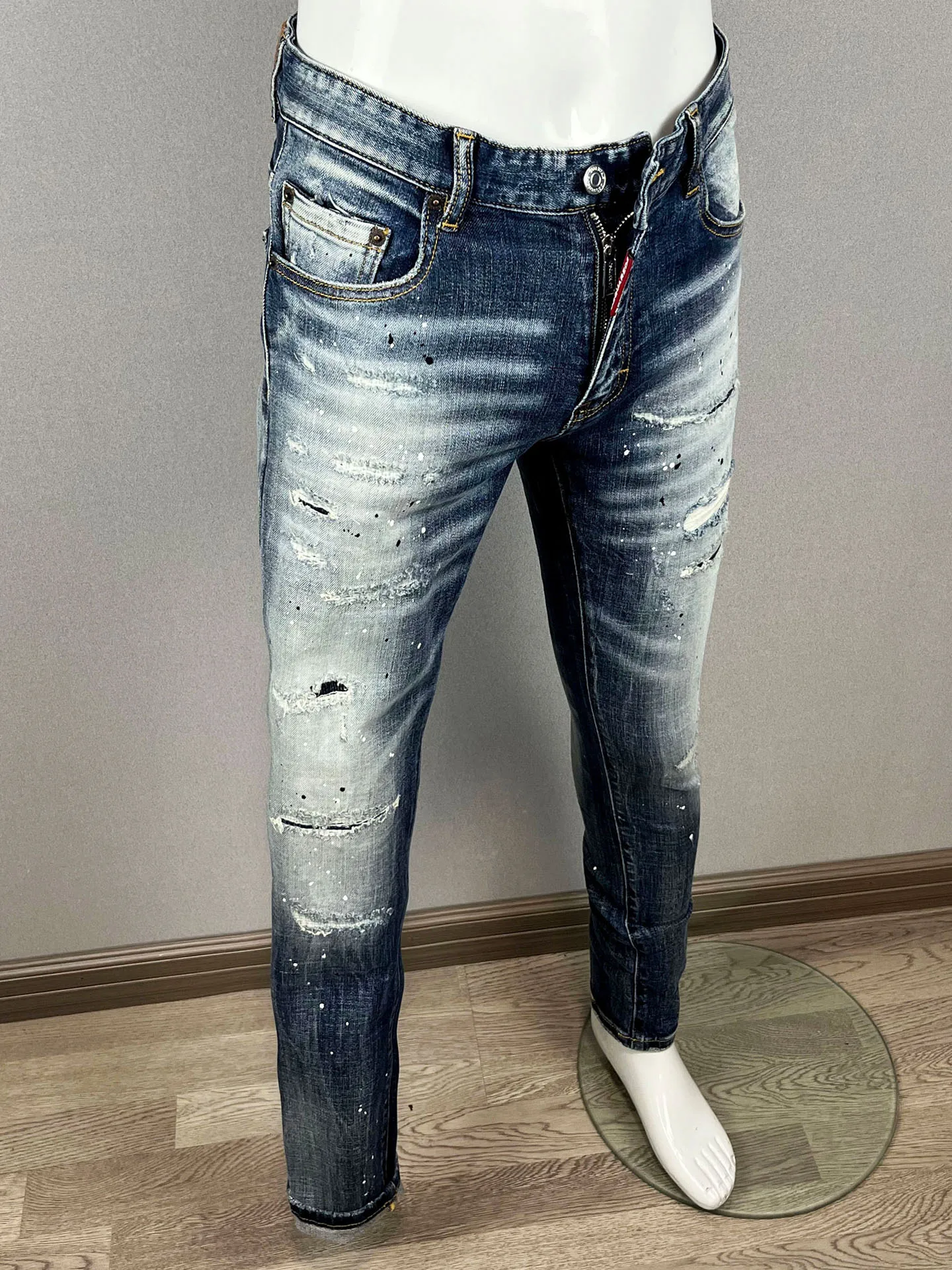 Men's Skinny Jeans Four Seasons Washed Denim Tight Fit Long Pants Micro Elasticity Autumn Wear Casual Fashion Urban Style
Men's Skinny Jeans Four Seasons Washed Denim Tight Fit Long Pants Micro Elasticity Autumn Wear Casual Fashion Urban Style