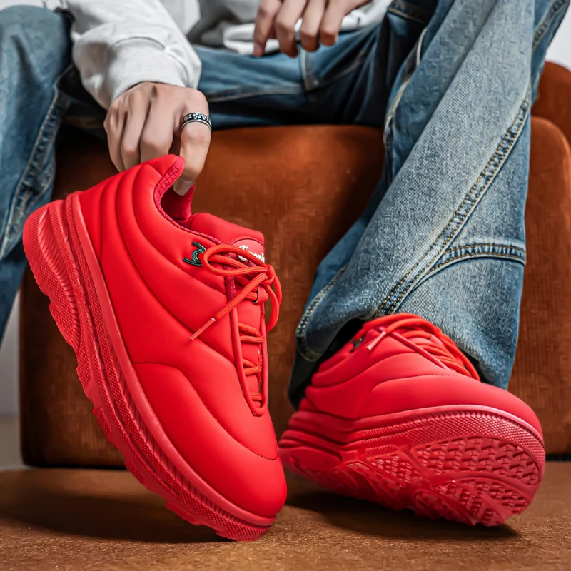 Retro Style Men High Top Work Ankle Boots Slip Resistant Thick Sole Tough Upper Comfort Casual Shoes Suitable For Autumn Winter
Retro Style Men High Top Work Ankle Boots Slip Resistant Thick Sole Tough Upper Comfort Casual Shoes Suitable For Autumn Winter