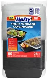 28 oz Meal Prep Containers with Lids, 30 Pack, BPA-Free, Leak-Proof, Microwave Freezer & Dishwasher Safe
28 oz Meal Prep Containers with Lids, 30 Pack, BPA-Free, Leak-Proof, Microwave Freezer & Dishwasher Safe