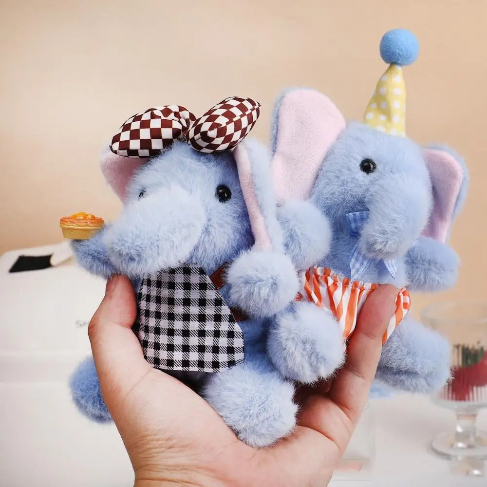 Cartoon Elephant Backpack Pendant Painter Apron Style Lovely Elephant Plush Toy Cute Anti-lost Elephant Plush KeyChain
Cartoon Elephant Backpack Pendant Painter Apron Style Lovely Elephant Plush Toy Cute Anti-lost Elephant Plush KeyChain